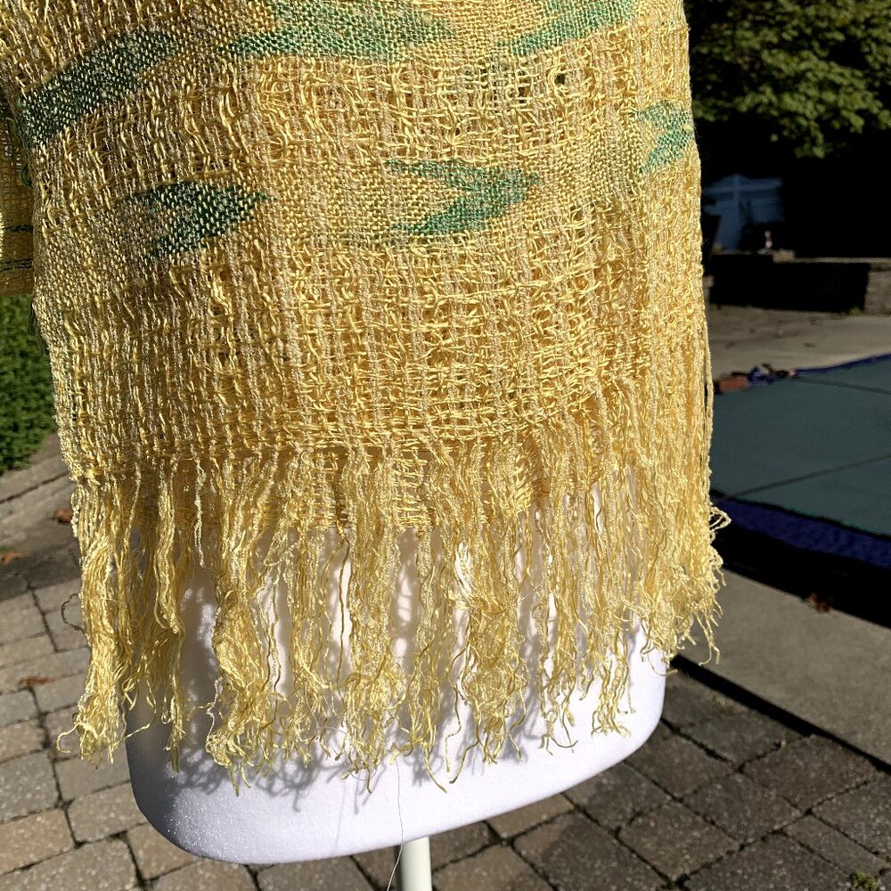 FIRM PRICE Hand Woven Long Scarf - Picture 9 of 11